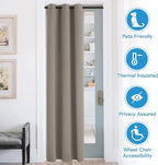 RYB HOME Temporary Doorway Curtains Blackout Privacy Room Divider Curtains - Image 4