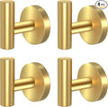 Kruodop Towel Hooks for Bathroom, 4 Packs Wall Mount Towel Holder, Stainless by Kruodop