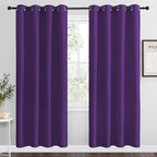 NICETOWN Purple Blackout Curtains 78 inches Long, Niose Reducing and Thermal by NICETOWN