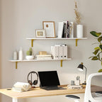 DINZI LVJ Long Wall Shelves, 47.3" Wall Mounted Shelves Set of 4, Large - Image 7