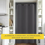 NICETOWN Doorway Curtain Privacy, Door Cover Curtain, Sound Reducing Winter - Image 4