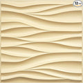 STICKGOO Wave Wall Panels for Interior Wall Decor, Light Oak 3D Wall Panels by STICKGOO