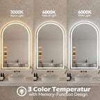 Sweetcrispy 28“×36” LED Bathroom Backlit Mirror - Image 4