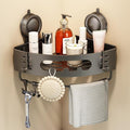 Voldra Corner Shower Caddy Suction Cup, Aluminum Corner Shower Shelves by VOLDRA