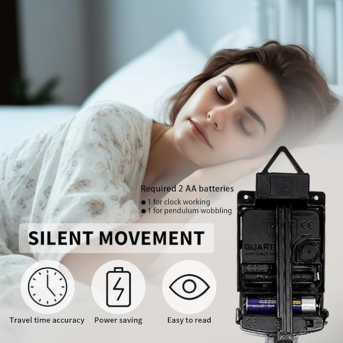 Dankeit Decorative Silent Quartz Wall Clock - Image 5
