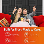 24 Pack Acoustic Panels – Sound Proof Foam Panels - Image 5