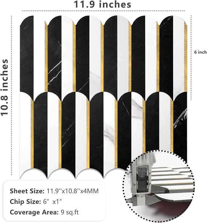 Vamos Tile Peel and Stick Backsplash Seamless Tile, Stick on Backsplash - Image 9