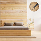 12Inch Simple Cracked Wooden Wall Clock - Image 5