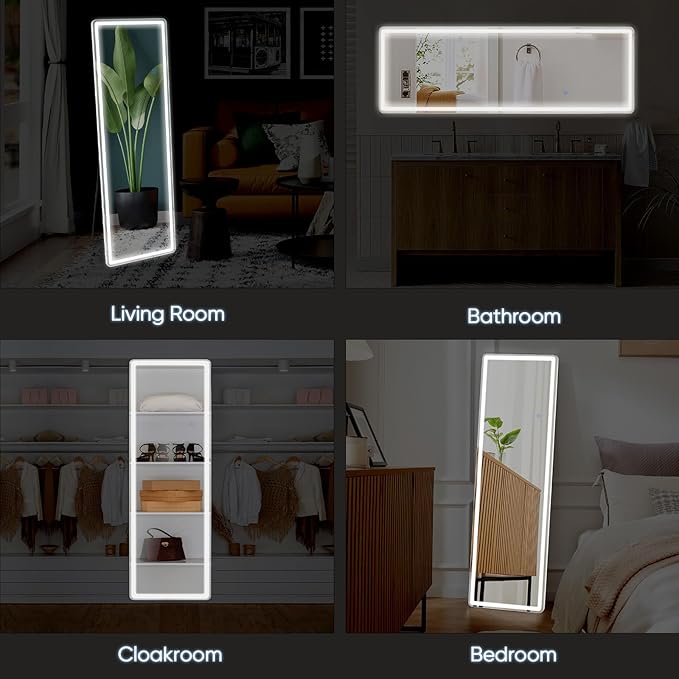 DUMOS 21"×64" LED Full Length Mirror - Image 4