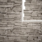EverStone Cascade Faux Stone Panel, 48 5/8"W x 24 3/4"H x 1 1/4"D, Desert Sand - Image 11