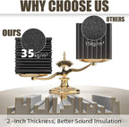 Upgrade 24 pack Self-adhesive Sound Proof Foam Panels, Decorative Soundproof - Image 3