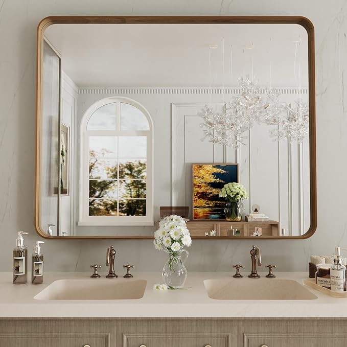 LOAAO 40X24 Inch Bathroom Mirror - Image 7