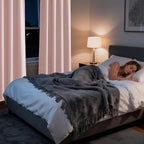 RYB HOME Bedroom Blackout Curtains 63 inches Long, 100% Blackout Thermal - Image 5
