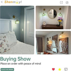 Shenmoyl Battery Operated Wall Sconce - Image 7