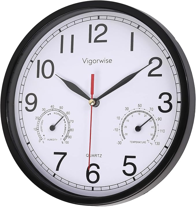 Wall Clock, Sweep Silent Movement Accurate Clocks - Image 3