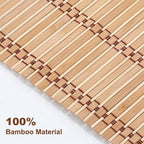 LUCKUP Cordless Roman Shades, Roll Up Bamboo Blinds - Image 4