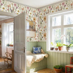Livebor Floral Peel and Stick Wallpaper Floral Bird Contact Paper 16.9inch x - Image 8