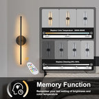 KARTOOSH Battery Operated Wall Sconces Set of Two, - Image 6