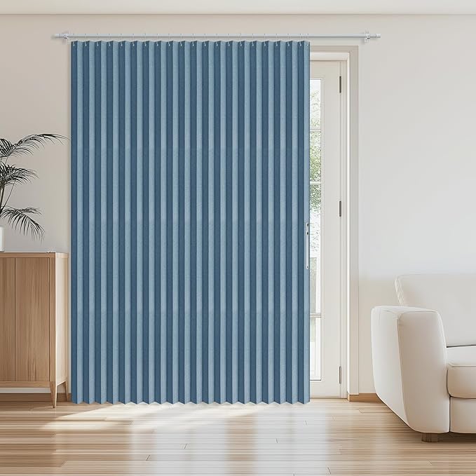 AJAZZ Blackout Doorway Curtains Accordion Doors - Image 9