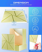 22 Pack Acoustic Panels, Sound Proof Foam Panels - Image 3