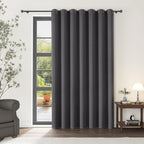 ChrisDowa Room Divider Curtain 84 Inches Long, Wide Blackout Sliding Door by ChrisDowa