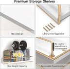 Shario White Floating Shelves - Image 7