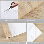 WESTICK Light Wood Grain Contact Paper Peel and Stick Countertops Waterproof - Image 6