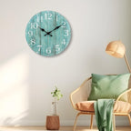 12 Inch Teal Wall Clock - Image 3