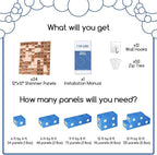 COKAOBE Rose Gold Shimmer Wall Backdrop, Photo Backdrops - Image 2