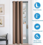 RYB Home Blackout Curtains Thermal Insulating Privacy Temporary Door Curtains - Image 3