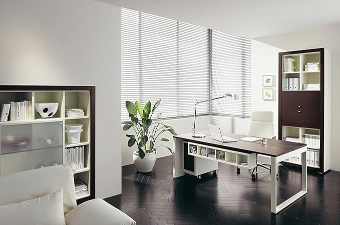 YIIBAII Mini Blinds Suitable for 34" W x 64" H Windows 1" Aluminum Horizontal - Image 5