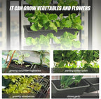 Vertical Garden Wall Planter, 4-Tier Stackable Wall Planter Indoor Outdoor - Image 5