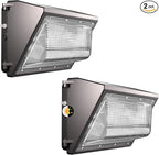 Lightdot 2Pack 150W LED Wall Pack Lights, 100-277v Dusk to Dawn by LightdotLighting