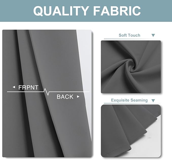 ChrisDowa Blackout Curtains 90 inches Long - Image 4