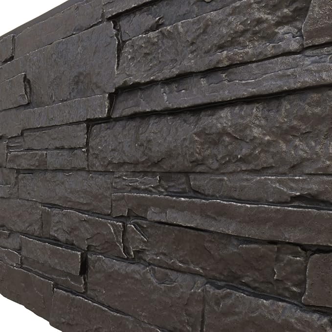 EverStone Acadia Ledge Faux Stone Panel, River Moss Color - Image 7