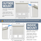 Customize Cordless Roller Shades Blackout Blinds - Image 6