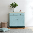 Teal Wallpaper Grasscloth Peel and Stick Wallpaper 17.7inch x 393.7inch Teal - Image 3