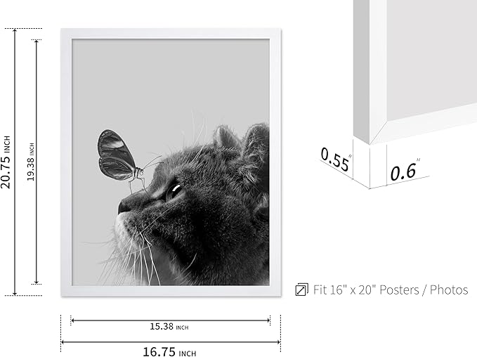 Poster Master Butterfly on Cat Print - Image 3