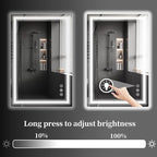 Koonmi 28"x20" LED Mirror for Bathroom, 90CRI Anti-Fog Vanity Mirror - Image 5