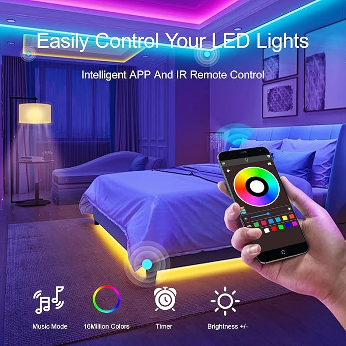 HBOWMDJIA 150 FT LED Strip Lights - Image 7