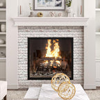 3D Whitewash Brick Wall Panel Peel and Stick - Image 7