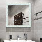 3D Floral Wallpaper Border White Peony Peel and Stick Light Blue Wall Border - Image 3