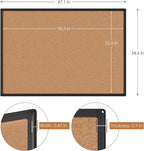 2-Pack Cork Board Bulletin Board 48 x 36, Office Board - Image 4