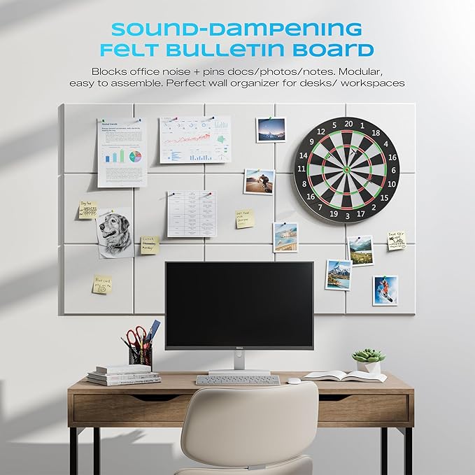 6-Pack Self-Adhesive Acoustic Panels, Soundproof Wall Panels - Image 4