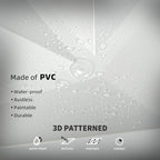 AMZDEPOT 3D Wall Panels for Interior Wall Decor, 3 Layout Options PVC Textured - Image 5
