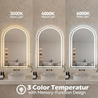 Sweetcrispy 24“×32” LED Bathroom Backlit Mirror - Image 5