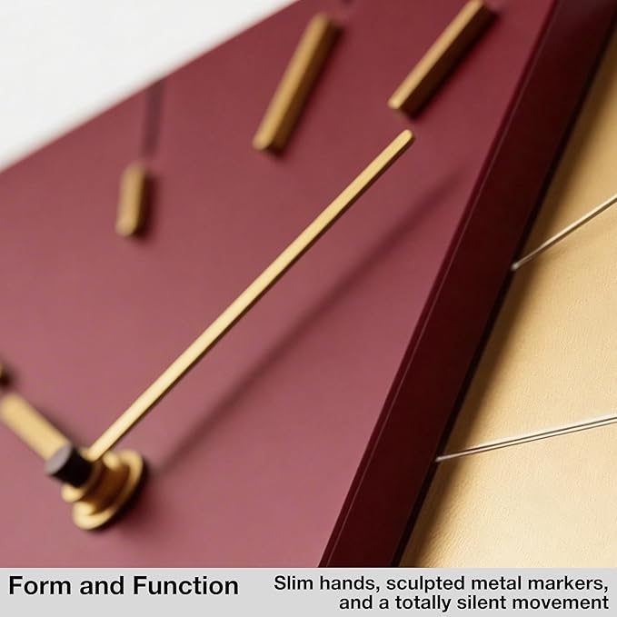 Driini Clocks Mid Century Modern Wall Clock - Image 4