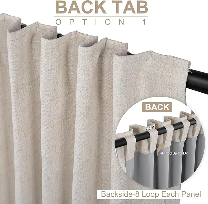 100% Blackout Shield Blackout Curtains - Image 3