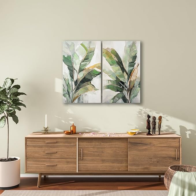 Botanical Wall Art Set Hand Painted, - Image 7