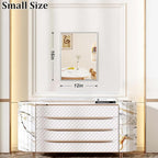 AAZZKANG Metal Framed Mirror Rectangle Wall Mounted Mirrors Decorative Modern - Image 2